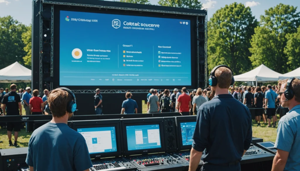 gestion logistique festival